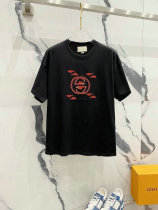 Gucci Short Round Collar T-shirt XS-L (402)