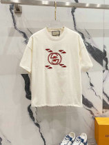 Gucci Short Round Collar T-shirt XS-L (403)