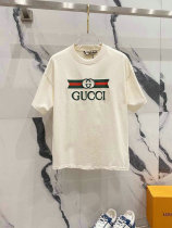 Gucci Short Round Collar T-shirt XS-L (405)