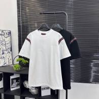 Gucci Short Round Collar T-shirt XS-L White (657)