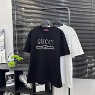 Gucci Short Round Collar T-shirt XS-L Black (651)