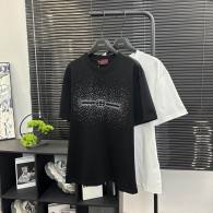 Gucci Short Round Collar T-shirt XS-L Black (665)