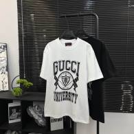 Gucci Short Round Collar T-shirt XS-L White (660)