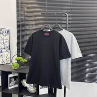 Gucci Short Round Collar T-shirt XS-L Black (663)