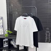 Gucci Short Round Collar T-shirt XS-L White (674)