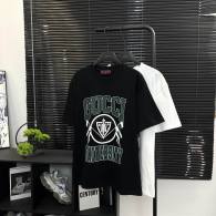 Gucci Short Round Collar T-shirt XS-L Black (659)