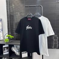 Gucci Short Round Collar T-shirt XS-L Black (655)