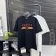 Gucci Short Round Collar T-shirt XS-L Black (669)