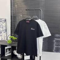 Gucci Short Round Collar T-shirt XS-L Black (667)