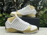Authentic Air Jordan 23 White/Gold