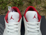Authentic Air Jordan 1 Low WMNS White/Red Cracks
