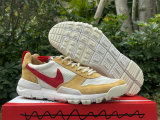 Authentic Tom Sachs x Nike Mars Yard 2.0 Brown Suede/Red