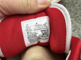 Authentic Air Jordan 1 Low WMNS White/Red Cracks