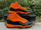 Perfect Air Jordan 11 Orange/Black/Purple