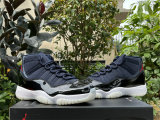 Perfect Air Jordan 11 Deep Royal/Black