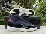 Perfect Air Jordan 11 Deep Royal/Black