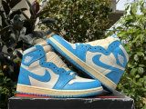 Authentic Air Jordan 1 High OG GS UNC