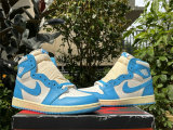Authentic Air Jordan 1 High OG GS UNC