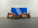 Authentic AD Samba “Leopard Pack” Preloved Red