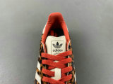Authentic AD Samba “Leopard Pack” Preloved Red