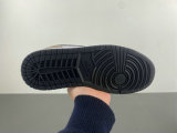 Authentic Air Jordan 1 Low GS Blue/Brwon/Black/White