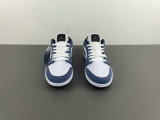 Authentic Air Jordan 1 Low GS Blue/Brwon/Black/White