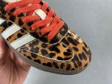 Authentic AD Samba “Leopard Pack” Preloved Red