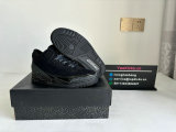 Authentic Air Jordan 3 GS Black Cat