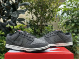 Authentic Nike Dunk Low Black/Beige White