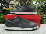 Authentic Nike Dunk Low Black/Beige White