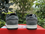 Authentic Nike Dunk Low Black/Beige White
