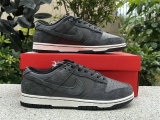 Authentic Nike Dunk Low Black/Beige White