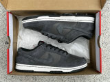Authentic Nike Dunk Low Black/Beige White