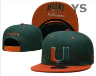 NCAA Miami Hurricanes Snapback Hat (1)