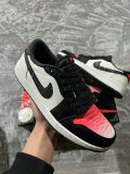 Perfect PSG x Air Jordan 1 Low OG GS Off Noir/Infrared 23/Pink Oxford