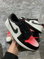 Perfect PSG x Air Jordan 1 Low OG GS Off Noir/Infrared 23/Pink Oxford