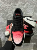 Perfect PSG x Air Jordan 1 Low OG GS Off Noir/Infrared 23/Pink Oxford