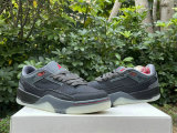 Authentic Who Decides War x Jordan Flight Court Black/Varsity Red