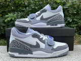 Authentic Air Jordan Legacy 312 Low GS White/Grey/Purple