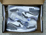 Authentic Air Jordan Legacy 312 Low GS White/Grey/Purple