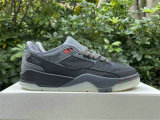 Authentic Who Decides War x Jordan Flight Court Black/Varsity Red
