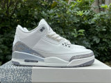 Authentic Air Jordan 3 “Sail/Metallic Silver”