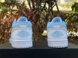 Authentic Air Jordan 1 Low GS Blue/White