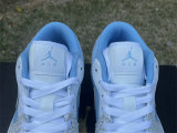 Authentic Air Jordan 1 Low GS Blue/White