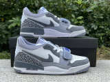 Authentic Air Jordan Legacy 312 Low GS White/Grey/Purple