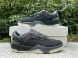 Authentic Who Decides War x Jordan Flight Court Black/Varsity Red