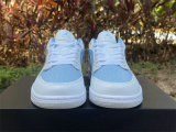 Authentic Air Jordan 1 Low GS Blue/White