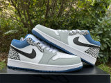 Authentic Air Jordan 1 Low GS “True Blue”