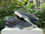 Authentic Who Decides War x Jordan Flight Court Black/Varsity Red