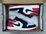 Authentic Air Jordan 1 Low “Black Toe”
